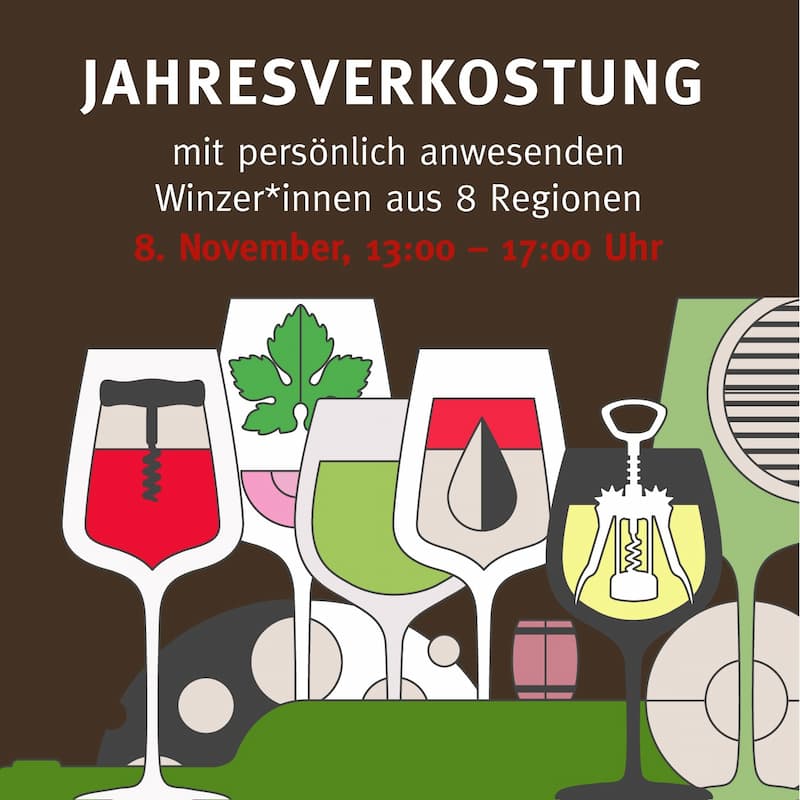 Dein Ticket zur Jahresverkostung 08. November 2025